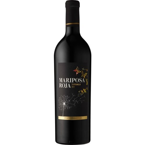 Tempranillo Vino de España Criado en barrica Mariposa Roja